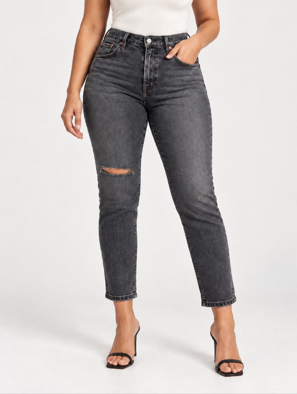 NWT Levi’s Premium 501 Skinny High Rise Jeans Dark Side of The Moon 32
